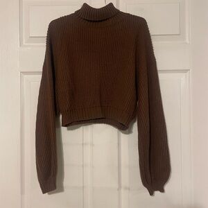 Never Worn Crop Turtleneck Sweater